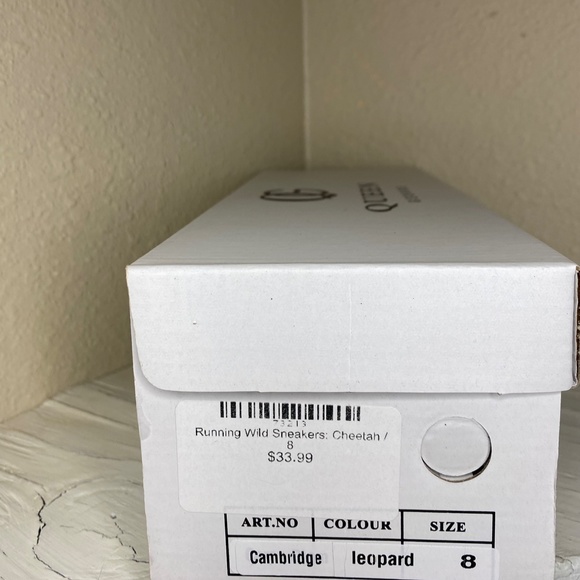 Queen George low top leopard print sneakers - Picture 7 of 8